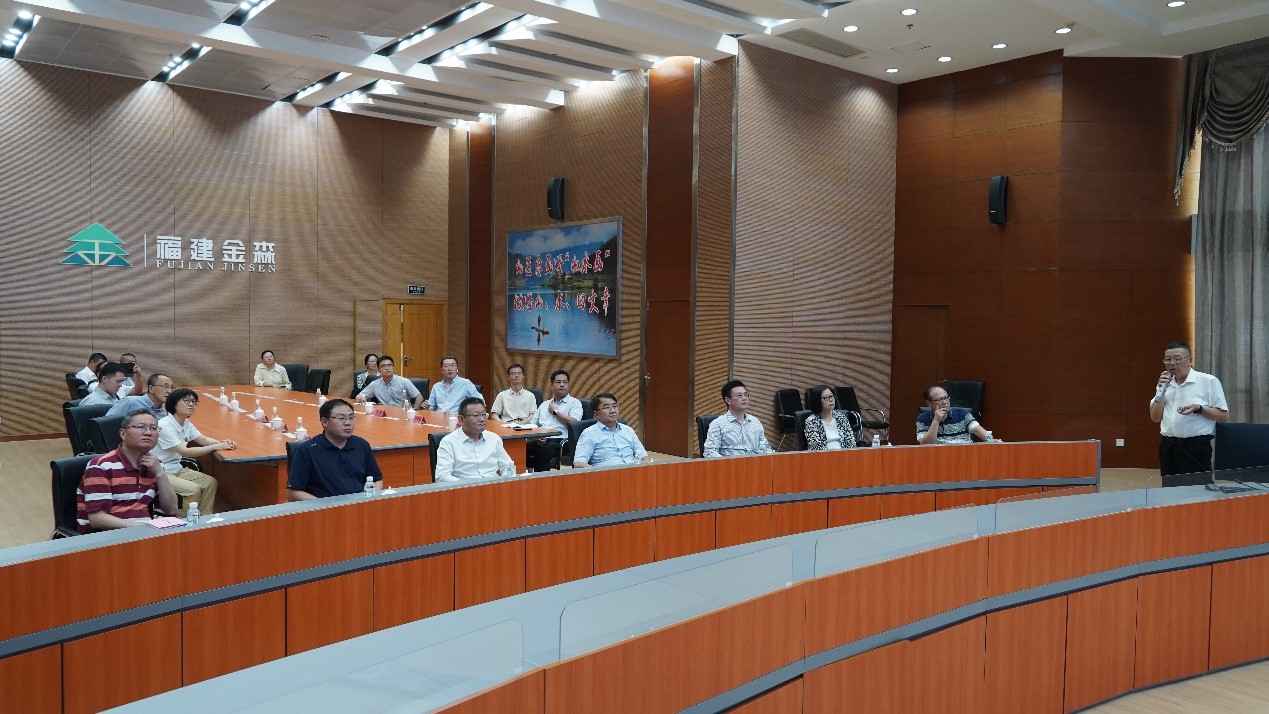 上海虹口區代表團到福建金森調研